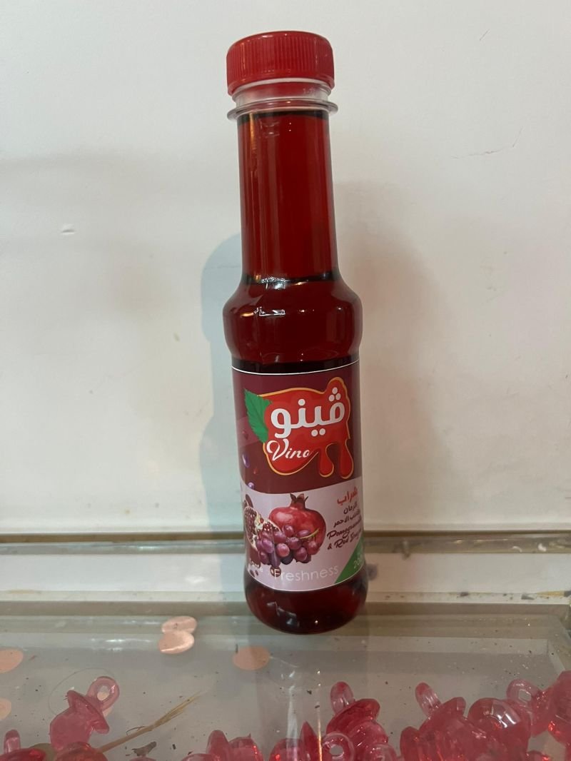 فينو شراب الرمان والعنب الاحمر -  - باركود 736832642148 - Rich Food Juice Industries Ltd.