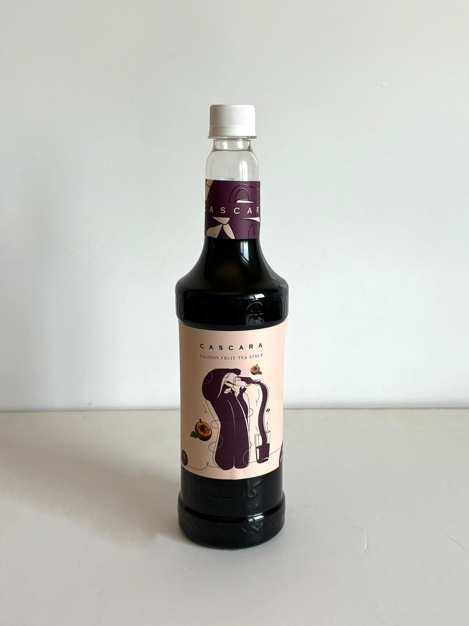 شراب شاي فاكهة الباشن - Passion Fruit Tea Syrup - - Passion Fruit Tea Syrup - باركود 768071003176 - CASCARA FLAVORS COMPANY