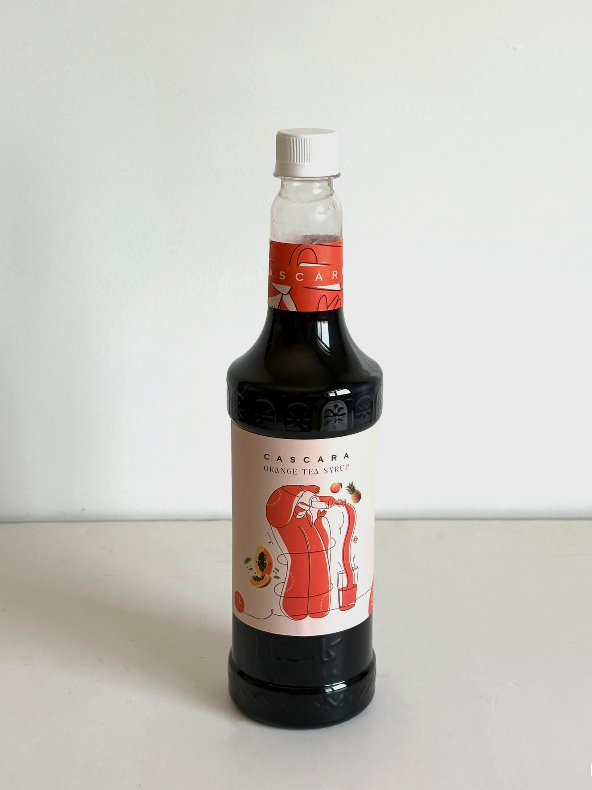 Tropical Orange Syrup – 1L – Cascara Co. شراب البرتقال الاستوائي – 1 لتر – شركة كاسكارا - Tropical Orange Syrup – 1L – Cascara Co. – 1 – - باركود 768071003206 - CASCARA FLAVORS COMPANY