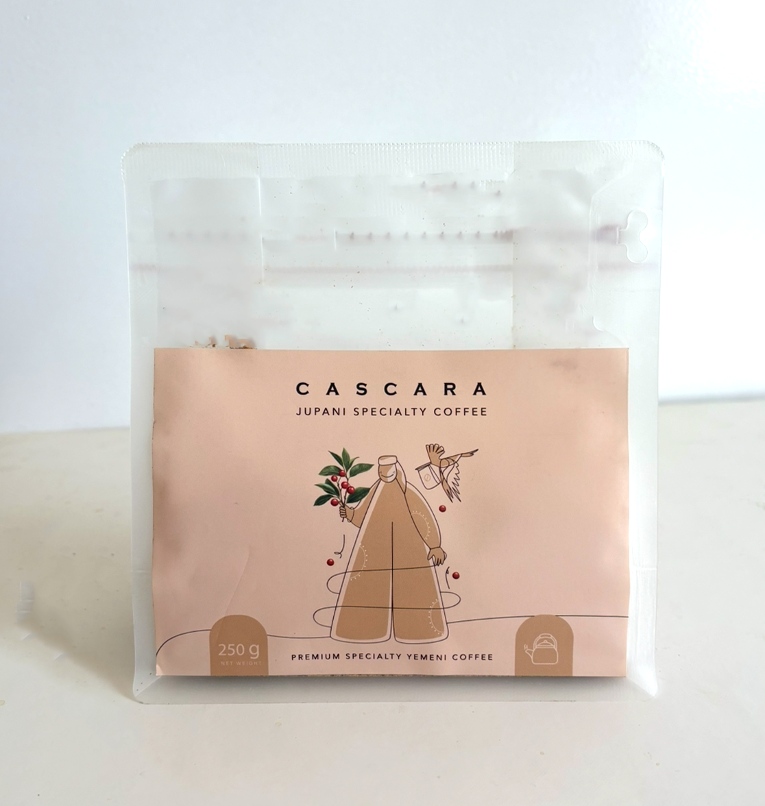 Jupani Specialty Coffee – 250g – Yemeni Coffee – Cascara Co. قهوة جبنية مختصة – 250 جرام – قهوة يمنية – شركة كاسكارا - Jupani Specialty Coffee – 250g – Yemeni Coffee – Cascara Co. – 250 – – - باركود 768071003305 - CASCARA FLAVORS COMPANY