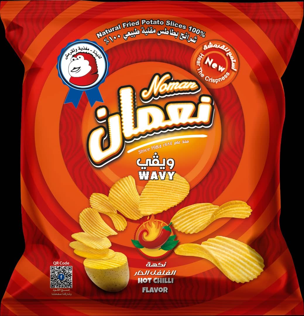 نعمان مضلع بنكهة الفلفل الحار