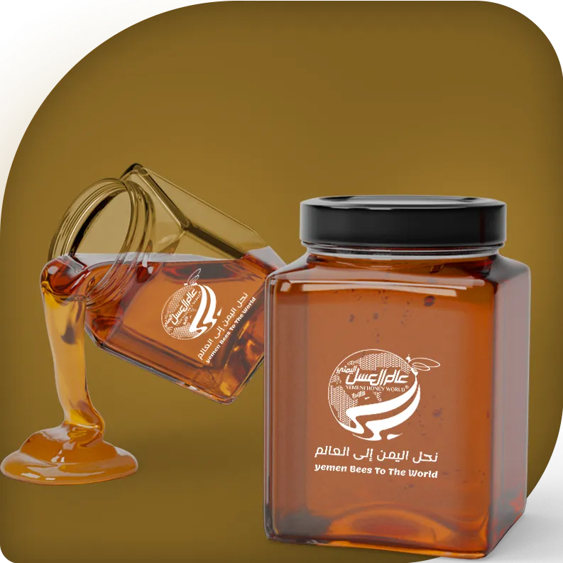 شعار عالم العسل للعسل اليمني